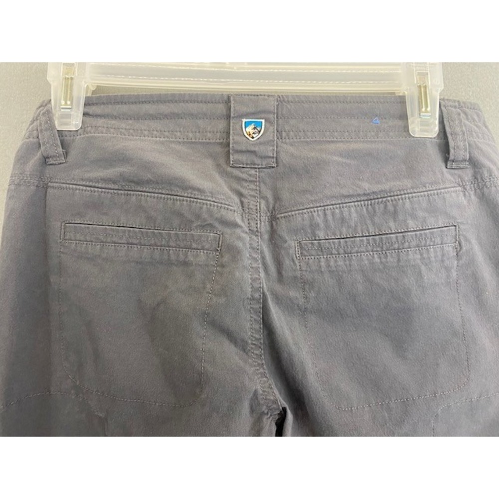 Kuhl Women's Size 2 SPIRE Hiking Pants Regular Gray Outdoor Cargo Zip Pockets - Picture 10 of 11